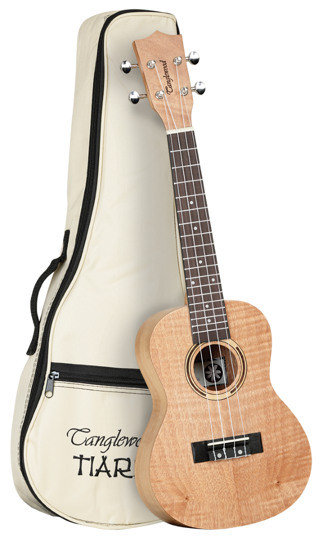 Tanglewood Tiare Concert Ukulele All Flame Mahogany w/bag