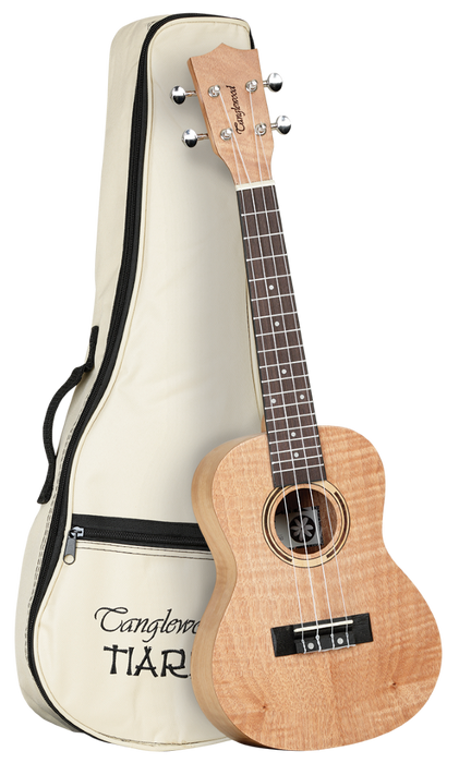 Tanglewood Tiare Concert Ukulele All Flame Mahogany w/bag