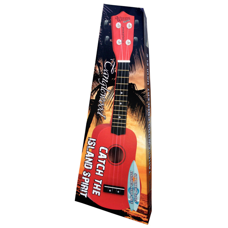 Tanglewood Concert Ukulele Hot Pink
