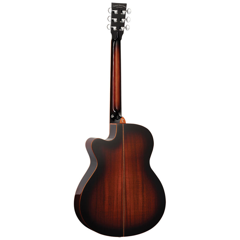 Tanglewood Winterleaf Superfolk Acoustic / Electric Guitar - Koa Autumn Burst Gloss with Cutaway