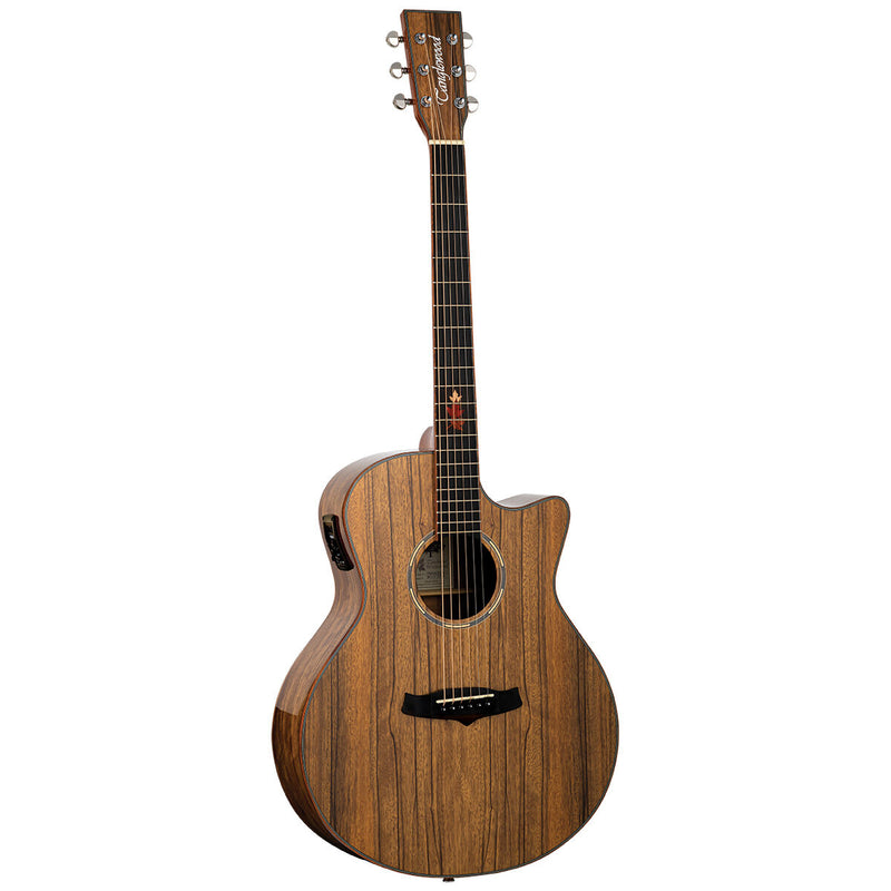Tanglewood Winterleaf TWX6-CE-BW SuperFolk Solid Black Walnut Top w/ Pickup & Cutaway
