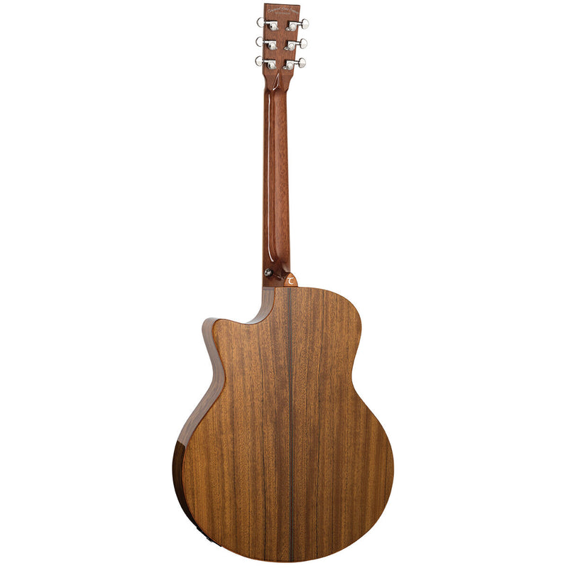 Tanglewood Winterleaf TWX6-CE-BW SuperFolk Solid Black Walnut Top w/ Pickup & Cutaway