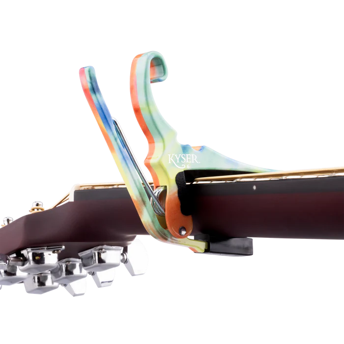 Kyser Tie Dye Capo for Acoustic Guitars & Electric Guitars