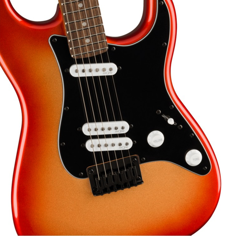 Contemporary Stratocaster Special HT Laurel Fingerboard Black Pickguard Sunset Metallic