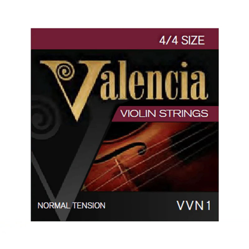 Valencia 4/4 Size Violin String Set (Also Suits 3/4 Size)