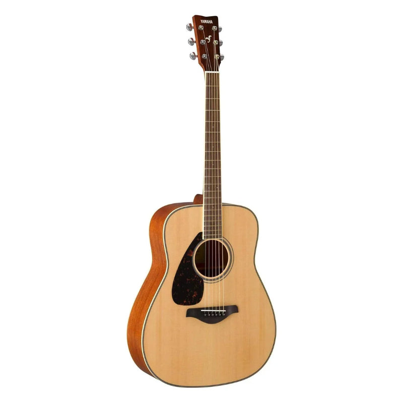 Yamaha FG820L Solid Top Left-Handed Dreadnought Acoustic Guitar - Natural