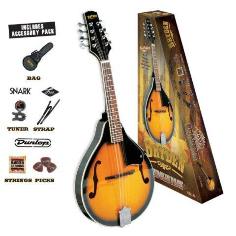Mandolin Pack Teardrop A Style Tobacco SB