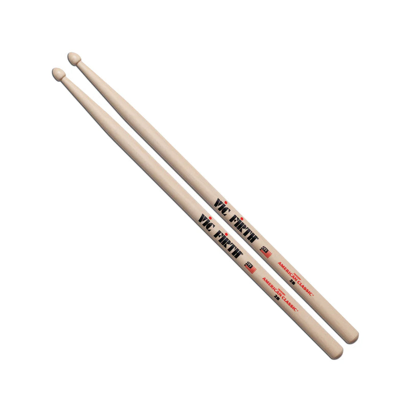 Vic Firth American Classic 2B Wood Tip Drumsticks