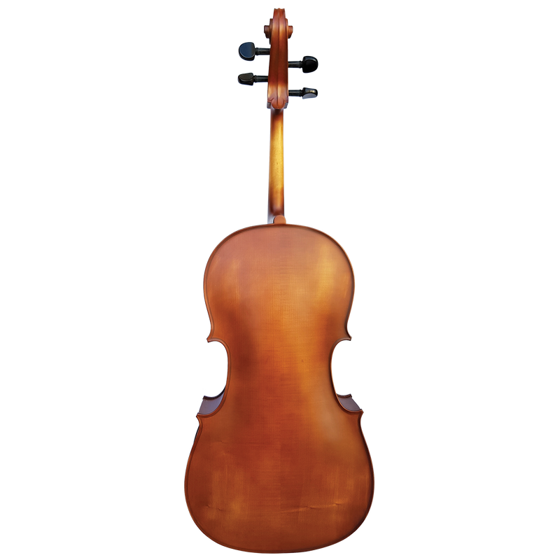 Vivo Student 1/2 Cello Outfit with Poly Foam Case - Including Proffesional Setup