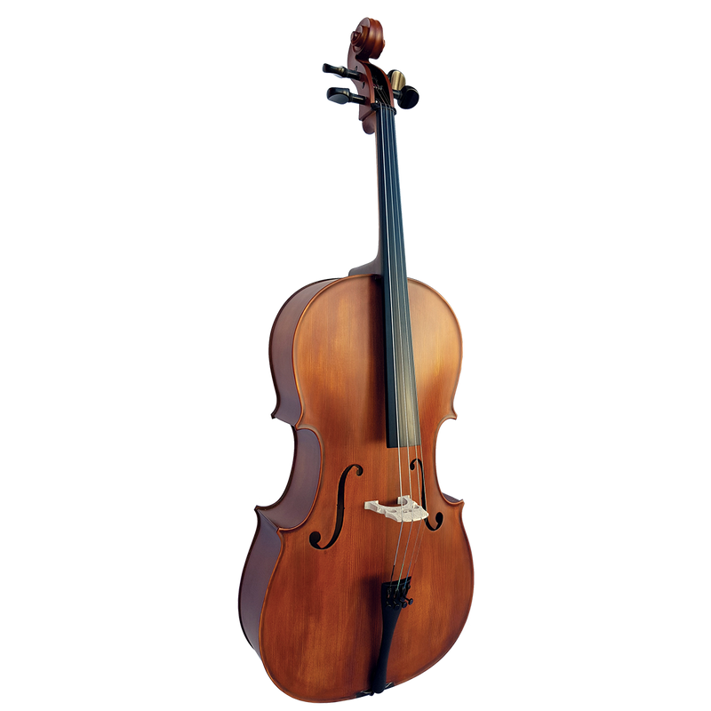 Vivo Student 3/4 Cello Outfit with Case – Setup