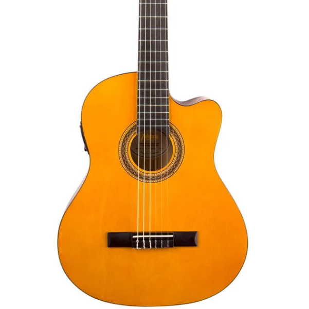 Valencia VC104 4/4 Classical Guitar with Pick Up & Tuner