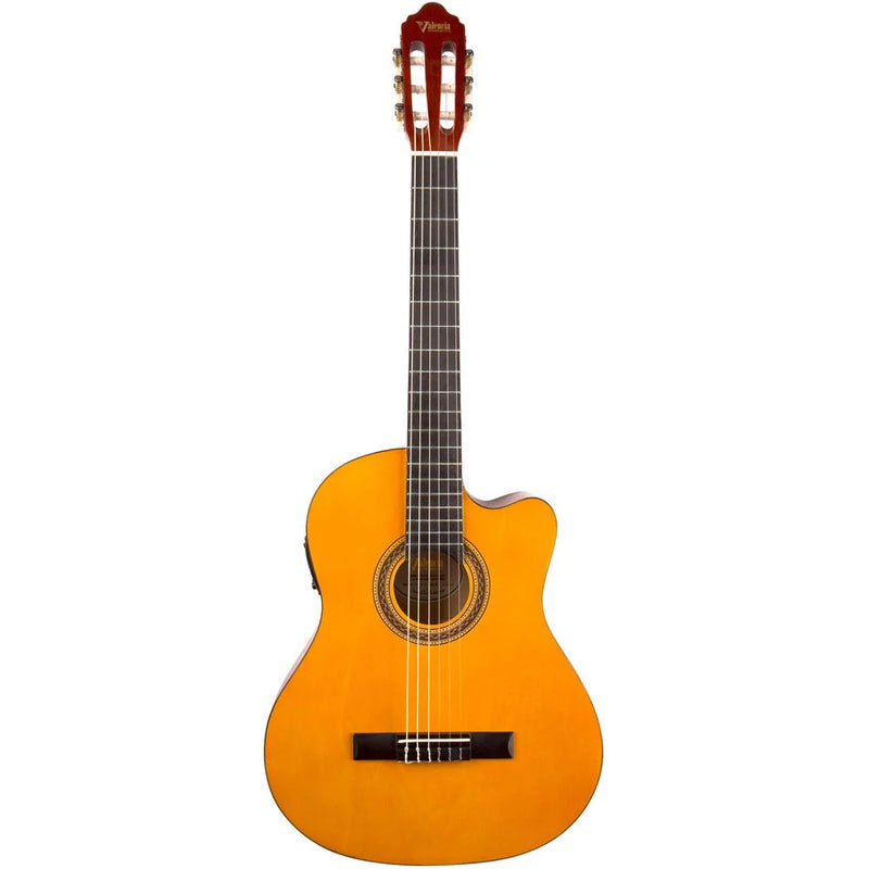 Valencia VC104 4/4 Classical Guitar with Pick Up & Tuner