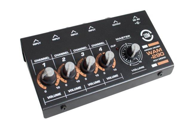 Leem 04 Channel Powered Micro Mixer