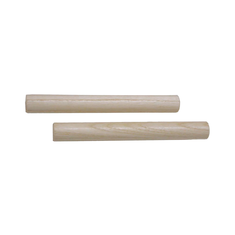 Mano Percussion - ED194 Wooden Round Claves 7" Pair