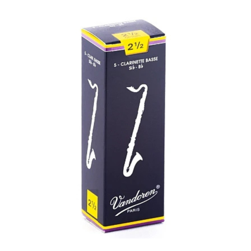 Vandoren Traditional Bass Clarinet Reed 2.5