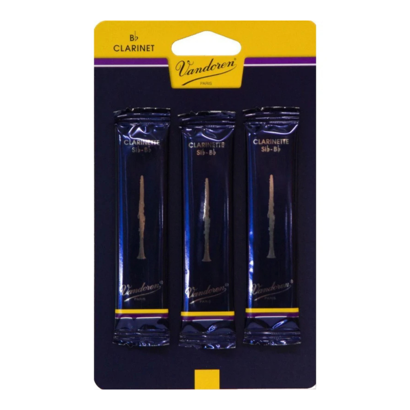 Vandoren Traditional 2.5 Clarinet Reeds (Qty: 3)