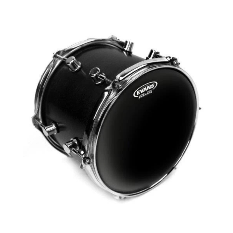 Evans 13 Inch Tom Tom Head Black Chrome Clr Batter TT1