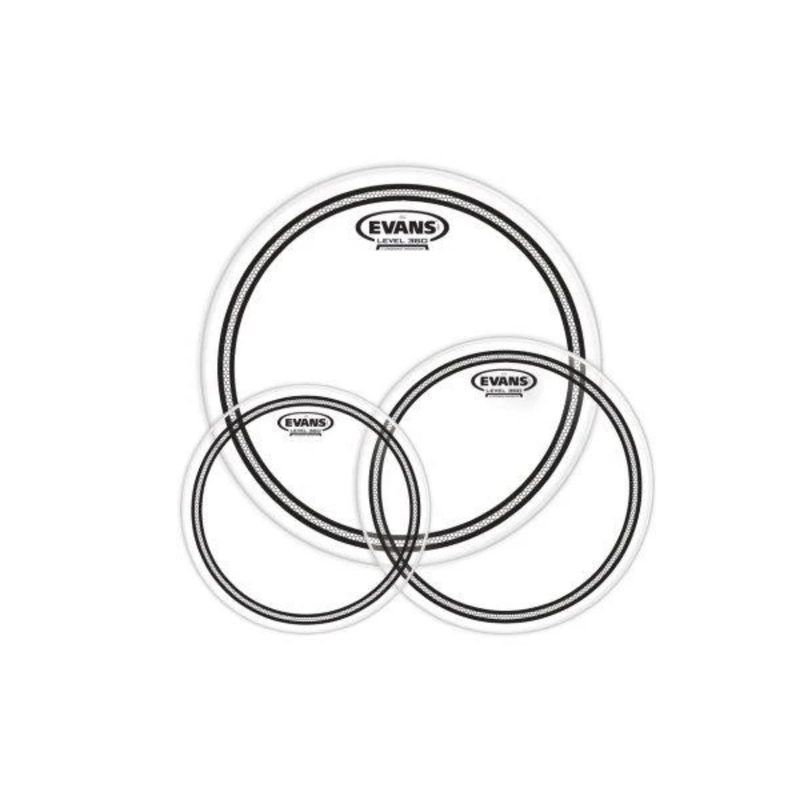 Evans Tom Pack Clear Rock W/Sst 10 12 16