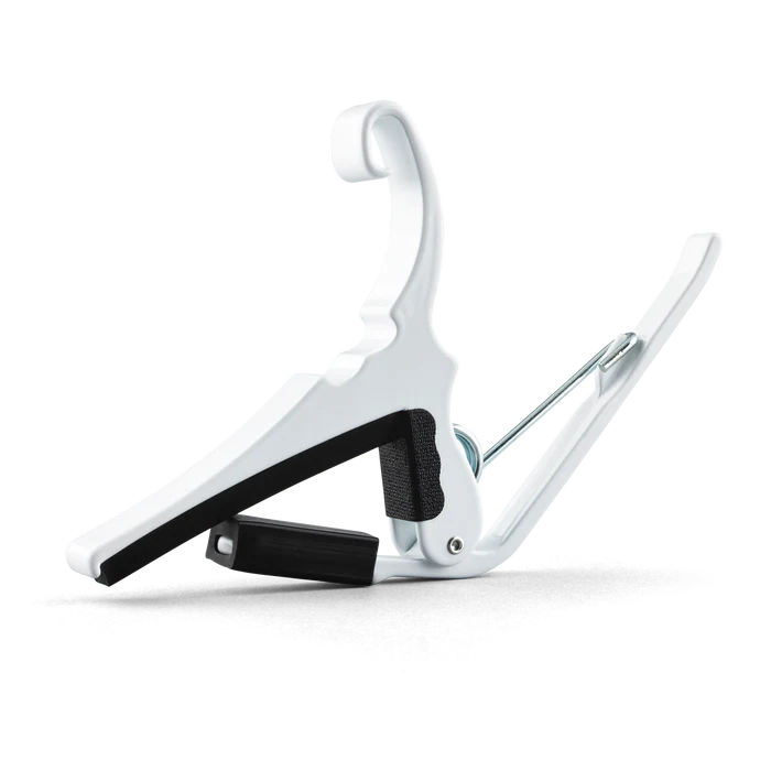 Kyser White Capo for Acoustic Guitars & Electric Guitars