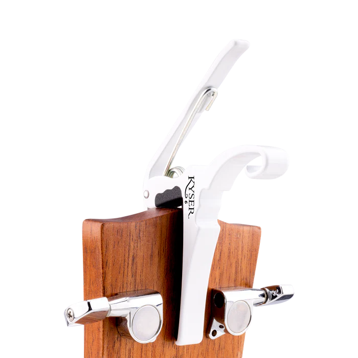 Kyser White Capo for Acoustic Guitars & Electric Guitars