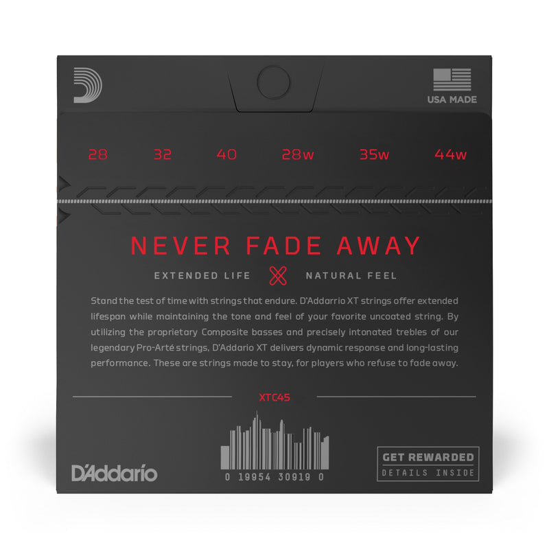 D'Addario XTC45 XT Pro-Arte Composite Classical Guitar Strings – Normal Tension