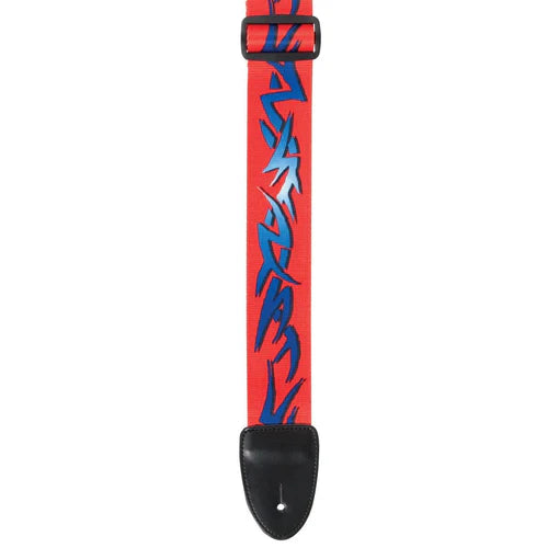 XTR 2" Poly Blue/Red Tribal Guitar Strap