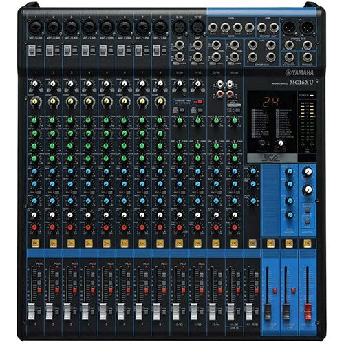 Yamaha MG16XU D-PRE 16 Channel USB Mixer Console w/ Effects