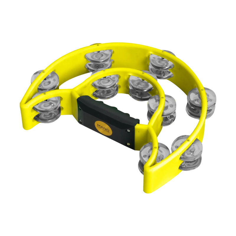 Mano Percussion Half Moon Tambourine Yellow