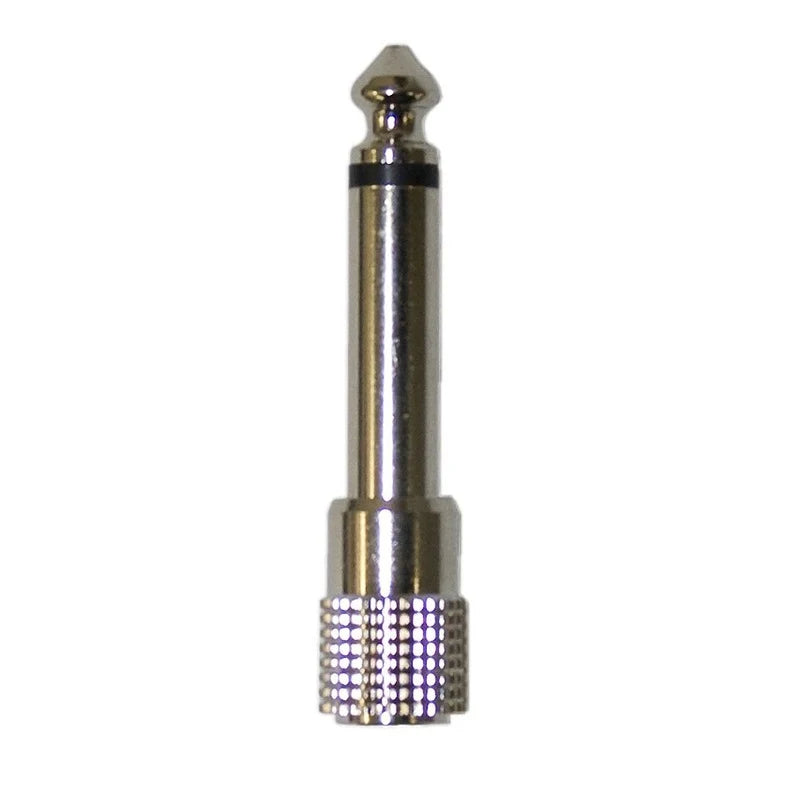 6.35mm Mono Male Plug to 3.5mm Stereo Female Audio Adapter