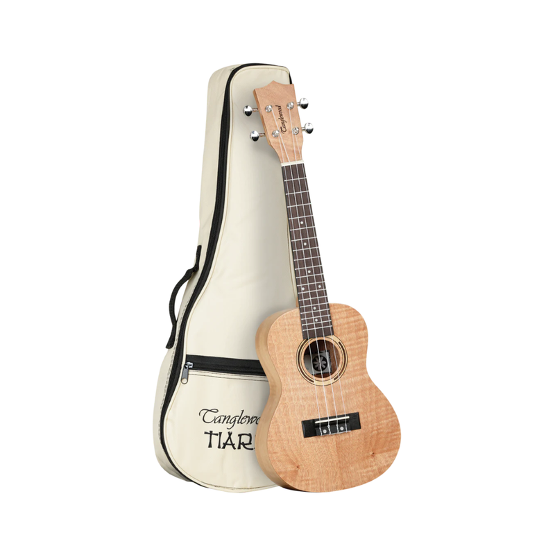 Tanglewood Tiare Concert Ukulele All Flame Mahogany W/Bag