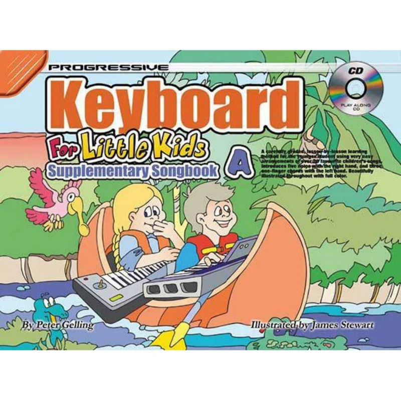 Progressive Keyboard for Little Kids Supplementary Songbook A Book/CD
