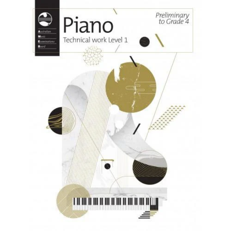 AMEB Piano Series 18 Technical Workbook - Prelim To Gr 4