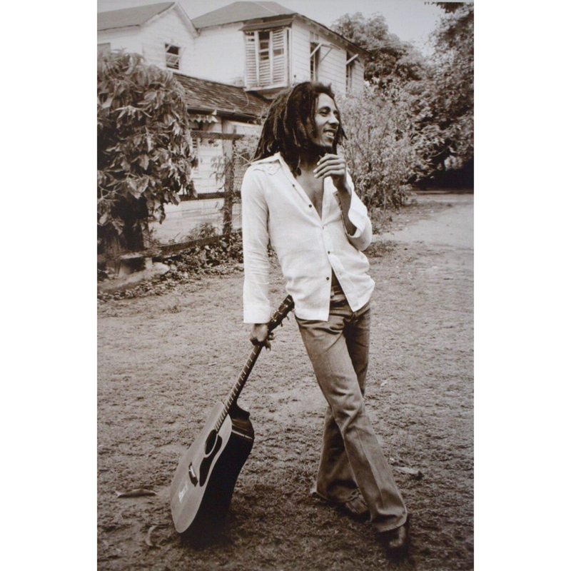 Bob Marley Guitar - Poster