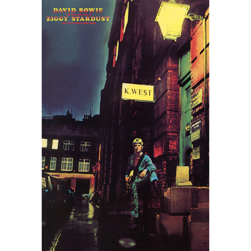 David Bowie The Rise and Fall of Ziggy Stardust and the Spiders From Mars Album Cover - Poster