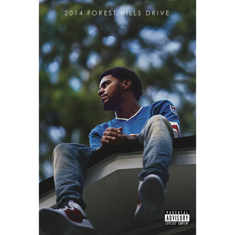 J. Cole 2014 Forest Hills Drive Album Cover - Poster