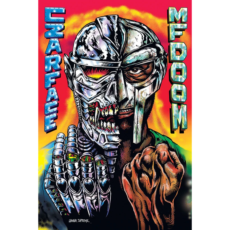 Czarface Meets Metal Face MF Doom Album Cover - Poster