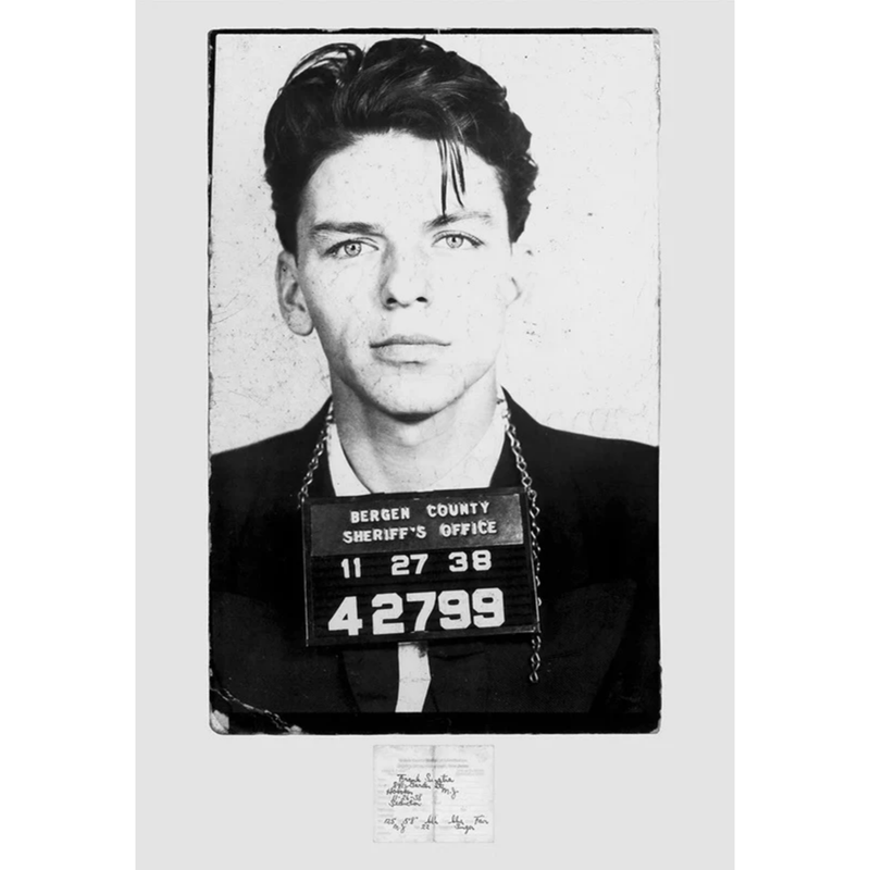 Frank Sinatra Mug Shot - Poster