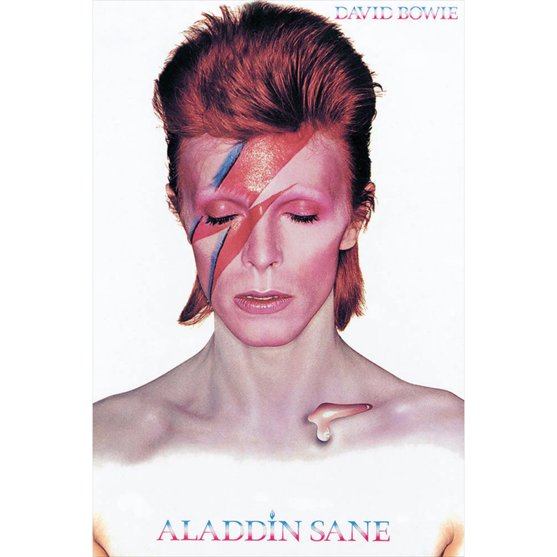 David Bowie Aladdin Sane Album Cover - Poster