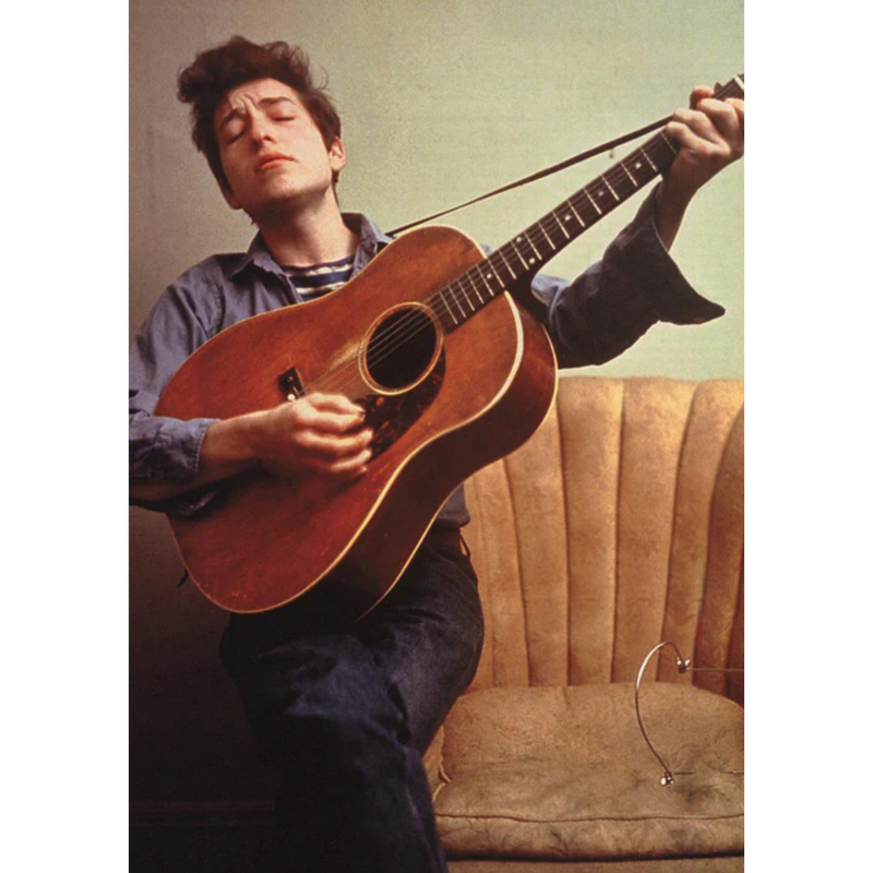Bob Dylan Guitar Colour - Poster