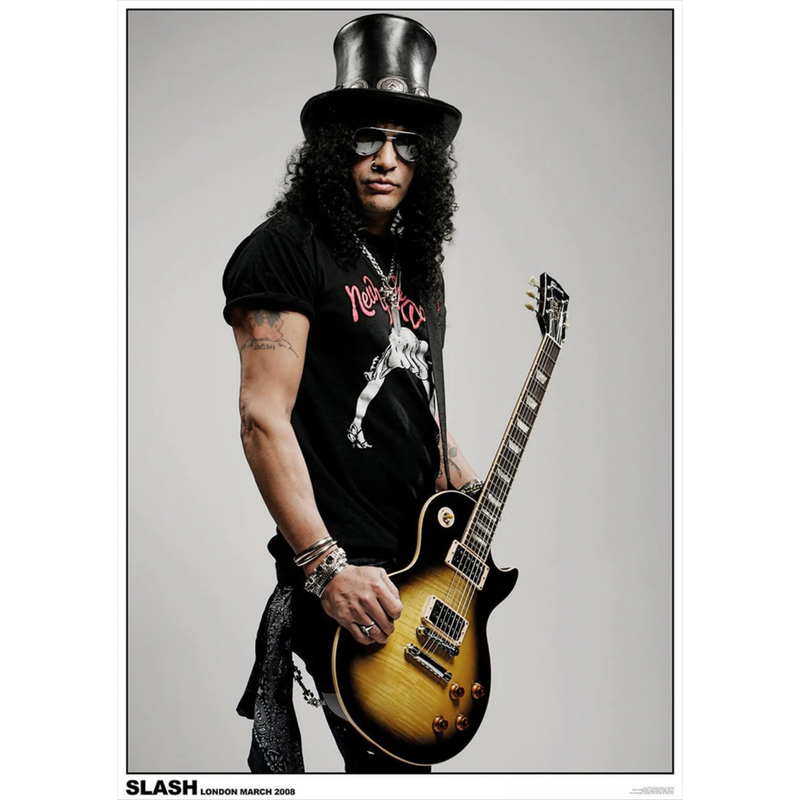 Guns n Roses Slash London 2008 Velvet Revolver - Poster