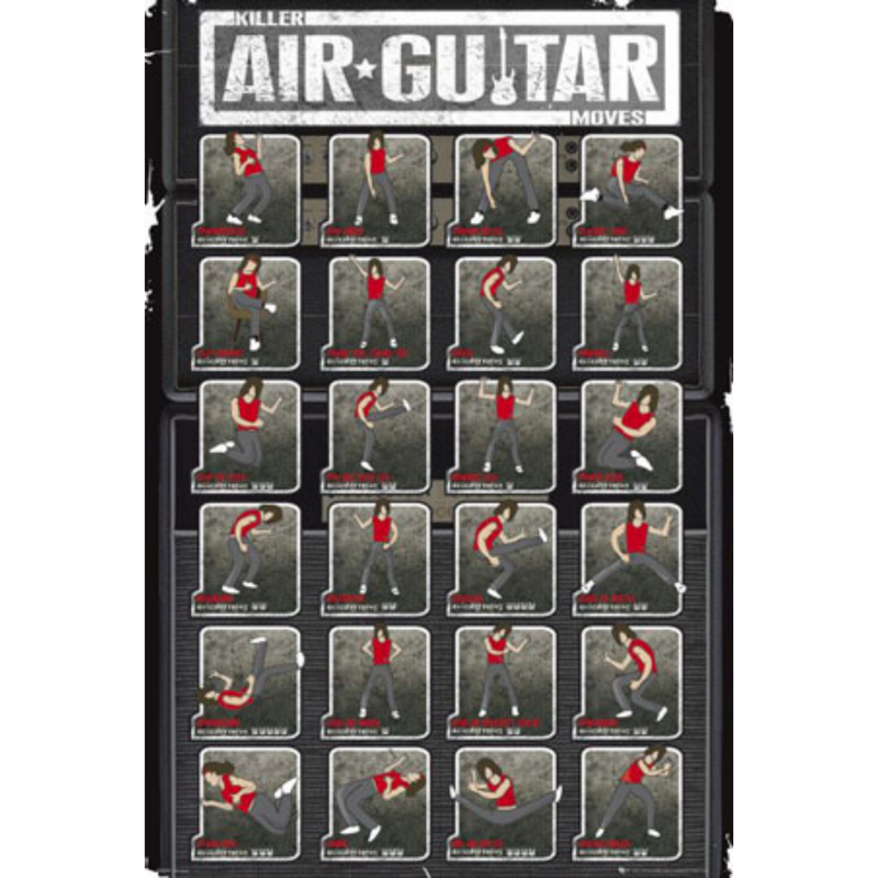Killer Air Guitar Moves - Poster