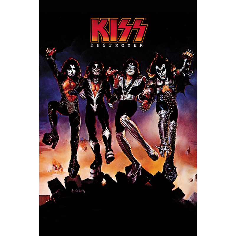 Kiss Destroyer Album Cover - Poster
