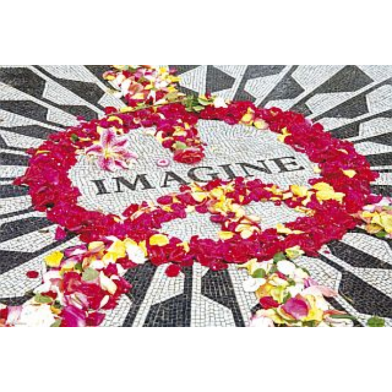Peace Imagine John Lennon Memorial - Poster