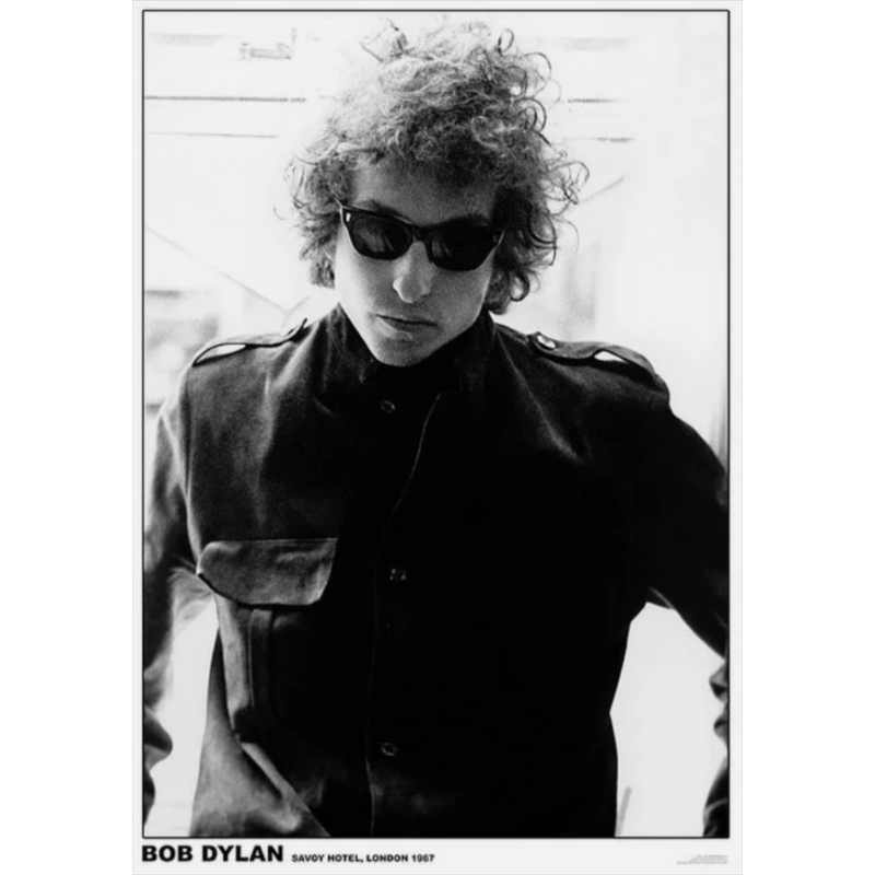 Bob Dylan Savoy Hotel London 1967 - Poster