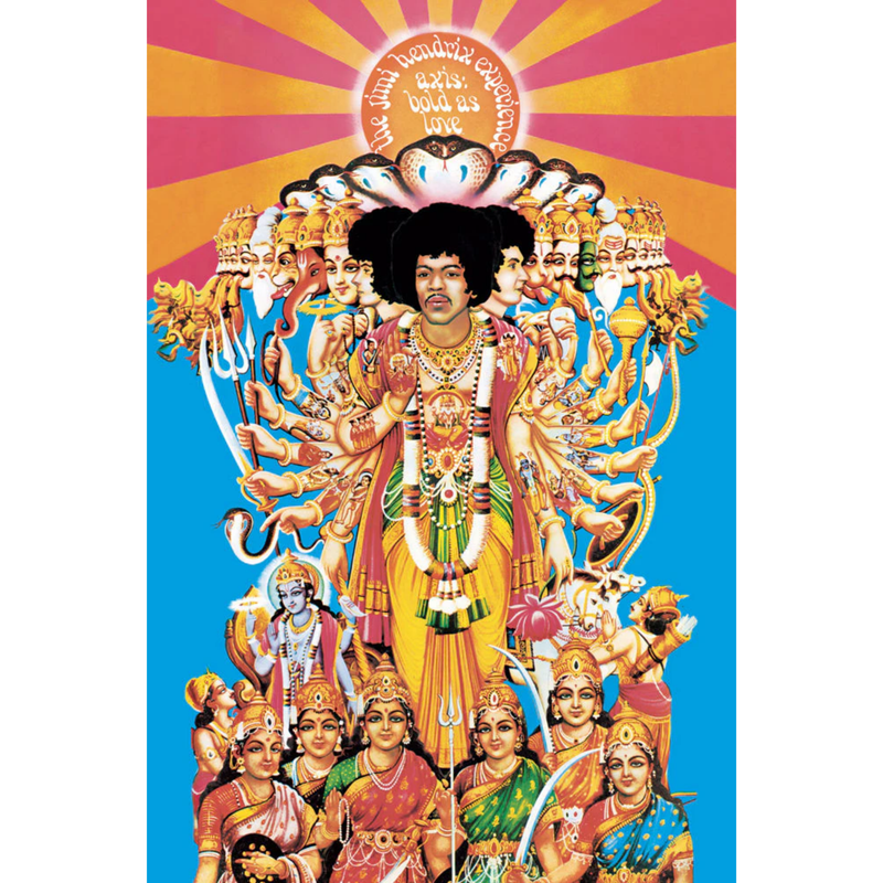 Jimi Hendrix Axis Bold As Love Album Cover - Poster