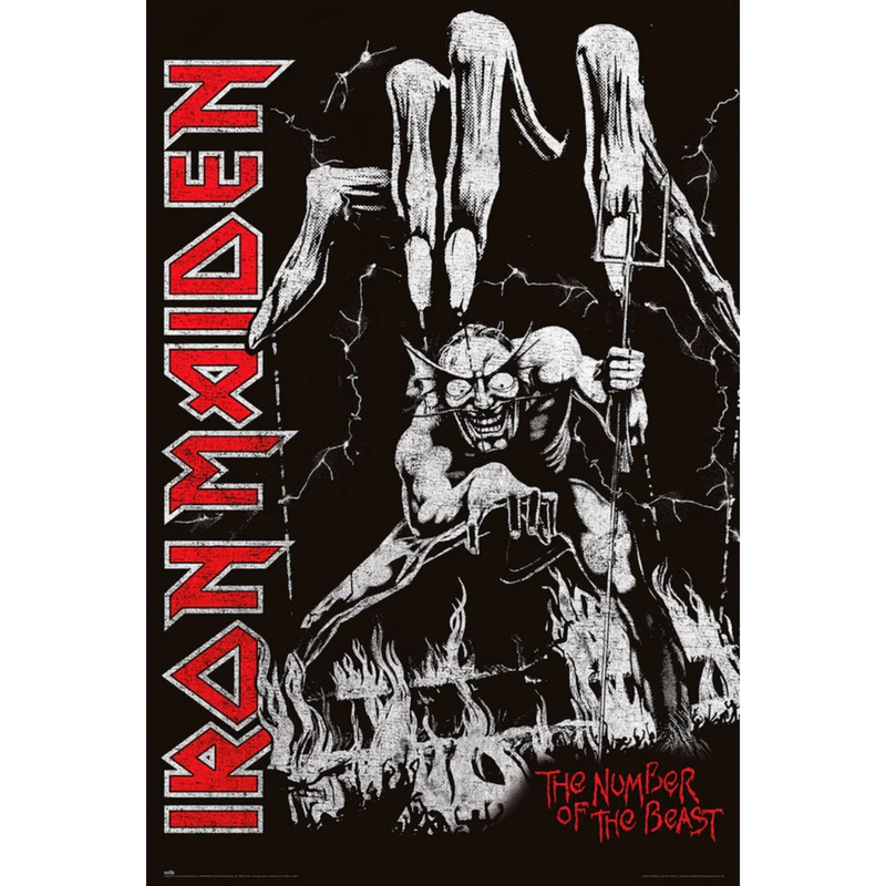 Iron Maiden The Number of the Beast Devil - Poster
