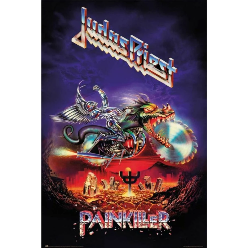 Judas Priest Painkiller Album Cover - Poster