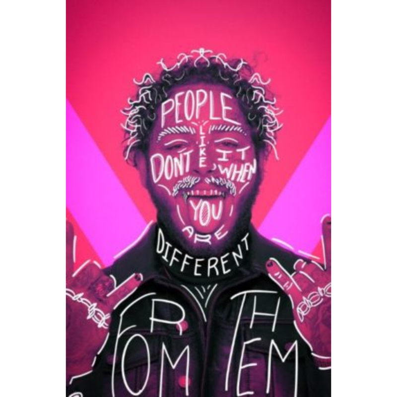 Post Malone Different - Poster
