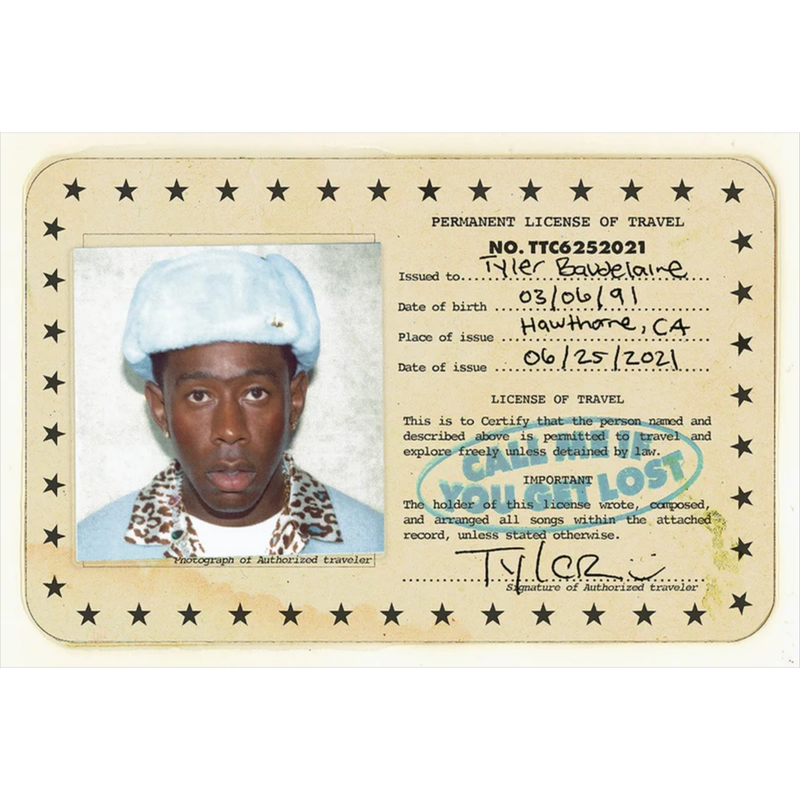 Tyler The Creator Call Me If You Get Lost - Poster