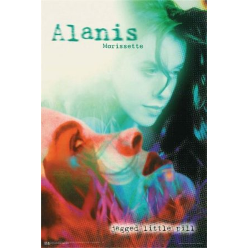 Alanis Morissette Jagged Little Pill Album Cover - Poster